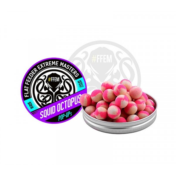 Бойлы плавающие FFEM Pop-Up Frostberry 10mm yellow 55шт.