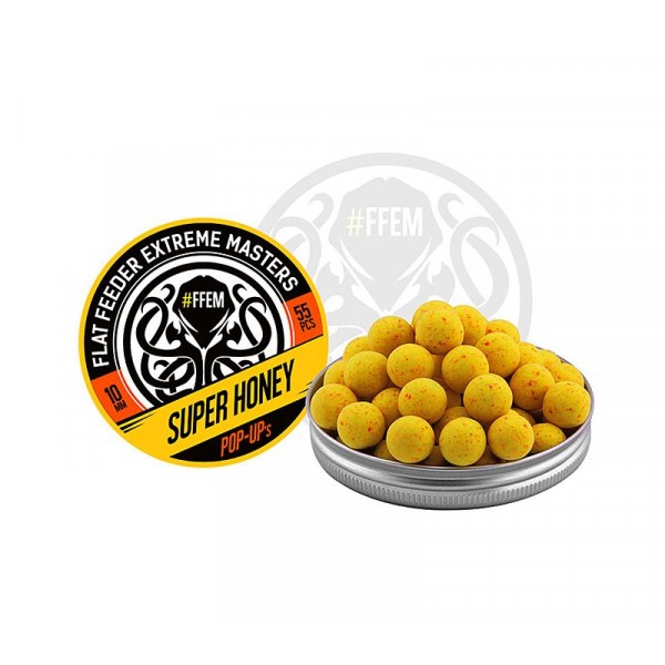 Бойлы плавающие FFEM Pop-Up Frostberry 10mm yellow 55шт.