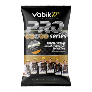Прикормка рыболовная Vabik PRO 1кг Golden Force (для крупного леща)