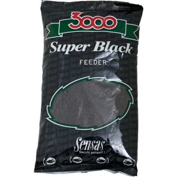 Прикормка Sensas 3000 Super BLACK Feeder 1 кг