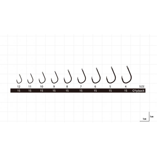 Крючки Hayabusa H.ISE147 BN №4 15pcs