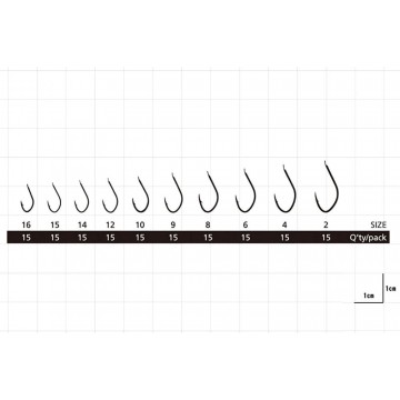 Крючки Hayabusa H.KAJ157 BN №10 15pcs