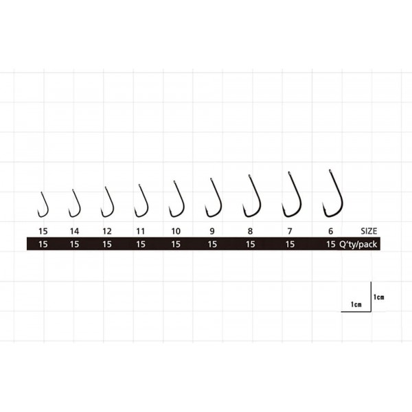 Крючки Hayabusa H.SDE198 BN №10, 15pcs