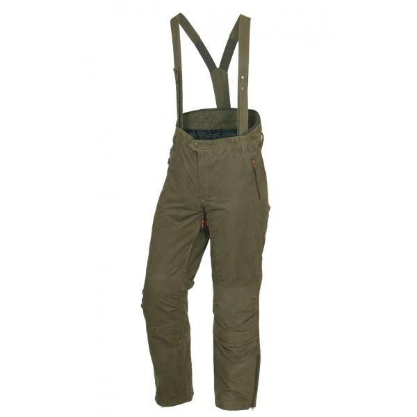 Брюки мужские утеплённые ОКРУГ (тк.иск.замша/финляндия)(хаки) р.48