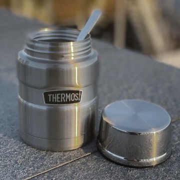 Термос для еды с ложкой THERMOS King SK-3000 SBK 0,47L