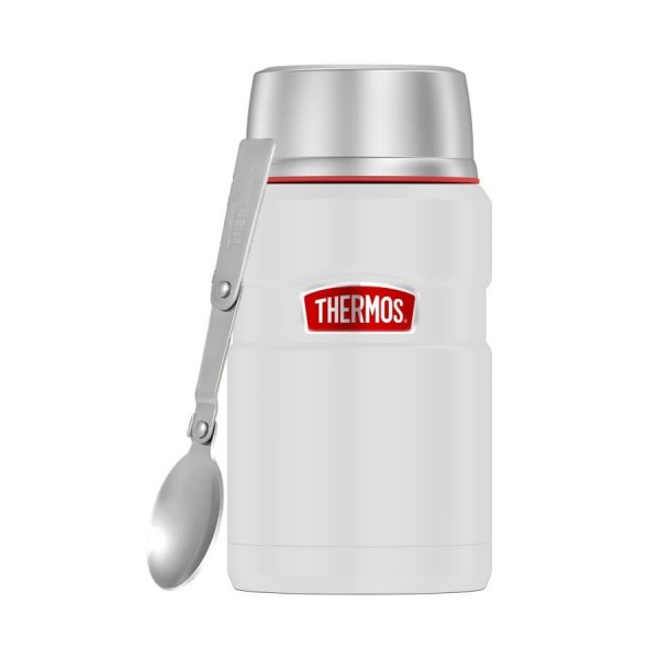 Термос для еды с ложкой THERMOS King SK-3020 RCMW White 0,71L