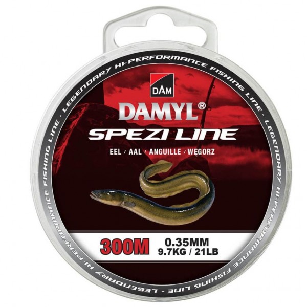 Леска монофильная DAM DAMYL Spezi Line EEL 300M 0.35MM 9.7KG 21LBS BROWN