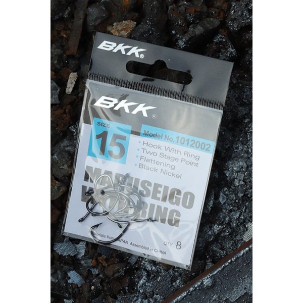 Крючки BKK Maruseigo-R Diamond Black Nickel №10, 10шт