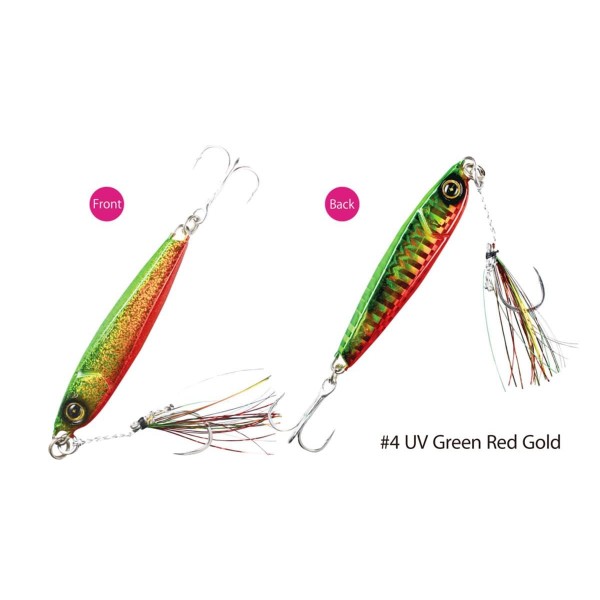 Пилькер Hayabusa Jack Eye Ace 20g , 56mm, 4 UV Green Red Gold