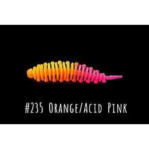 Силиконовая приманка Boroda Baits AYRA Double Color цв. Оранжевый/Ярко Розовый, Сыр , 8 шт./уп.