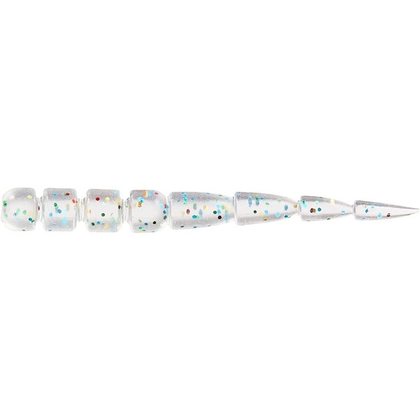 Силикон Major Craft Ajido-Worm Hachikku 2.0 005 Clear Lame Mashimashi (GLOW)