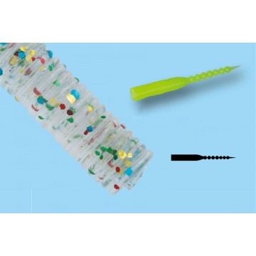 Силикон Major Craft Ajido-Worm Redama 2.0 005 Clear Lame Mashimashi (GLOW)